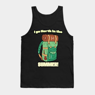 Backpack trip up North Tank Top